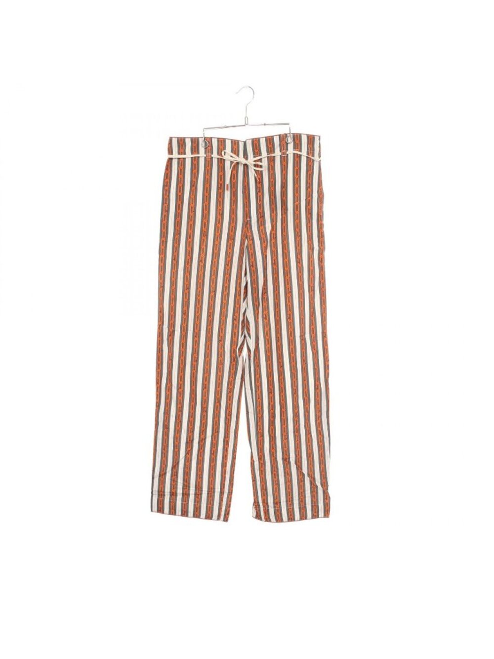 Louis Vuitton Pants Chain Design Stripe Nlj Cotton Silk